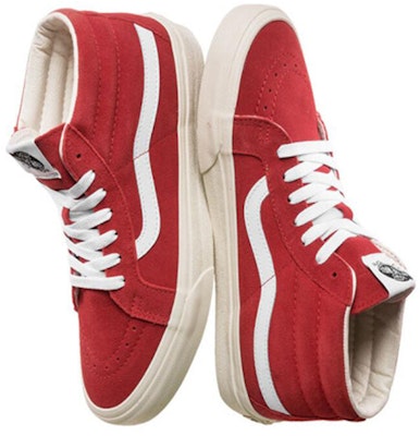 Vans Sk8-Mid Reissue 'Vintage - Merah Pompeian' VN000XIIF1O Details for Vans Sk8-Mid Reissue 'Vintage - Merah Pompeian' VN000XIIF1O