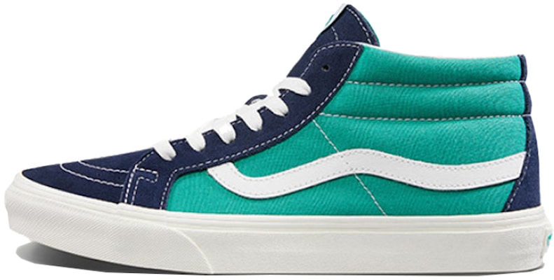 Vans SK8-Mid Reissue Black-Green 'Blue Green' VN0A391FTET Buy Vans SK8-Mid Reissue Black-Green 'Blue Green' VN0A391FTET