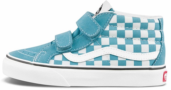 中童 Vans SK8 MID Reissue 棋盤格 復古 中幫 兒童板鞋 藍白 Buy 中童 Vans SK8 MID Reissue 棋盤格 復古 中幫 兒童板鞋 藍白