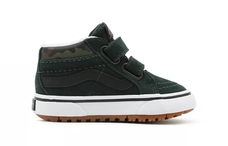 Order 中童 Vans SK8 MID Reissue V Mte-1 魔術貼 迷彩 休閒 輕便耐磨 中幫 兒童板鞋 深綠白