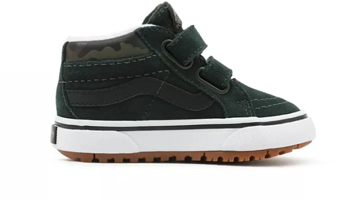 中童 Vans SK8 MID Reissue V Mte-1 魔術貼 迷彩 休閒 輕便耐磨 中幫 兒童板鞋 深綠白 Order 中童 Vans SK8 MID Reissue V Mte-1 魔術貼 迷彩 休閒 輕便耐磨 中幫 兒童板鞋 深綠白