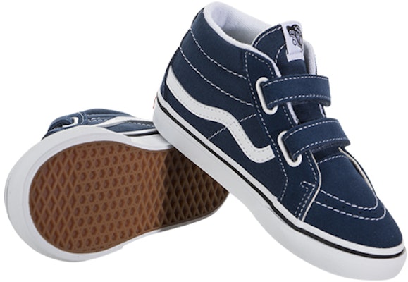 Vans Sk8-Mid Reissue Velcro Blue VN0A348JT2S Shop Vans Sk8-Mid Reissue Velcro Blue VN0A348JT2S
