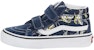 Vans Sk8-Mid Reissue Velcro Sneakers K Biru VN0A38HHTZ1
