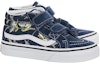 Order Vans Sk8-Mid Reissue Velcro Sneakers K Biru VN0A38HHTZ1