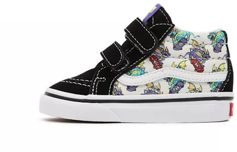 ヴァンズ Sk8-Mid ドラゴン復刻 (黒/白/青) VN00018WARH Buy ヴァンズ Sk8-Mid ドラゴン復刻 (黒/白/青) VN00018WARH