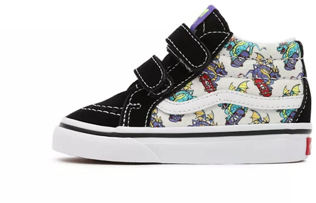 ヴァンズ Sk8-Mid ドラゴン復刻 (黒/白/青) VN00018WARH Buy ヴァンズ Sk8-Mid ドラゴン復刻 (黒/白/青) VN00018WARH