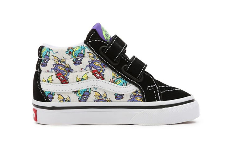 Vans Sk8-Mid Skate Dragon Reissue 'Black White Blue' 圖 2