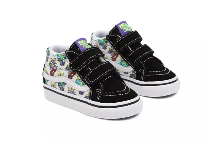 Vans Sk8-Mid Skate Dragon Reissue 'Black White Blue' 圖 3