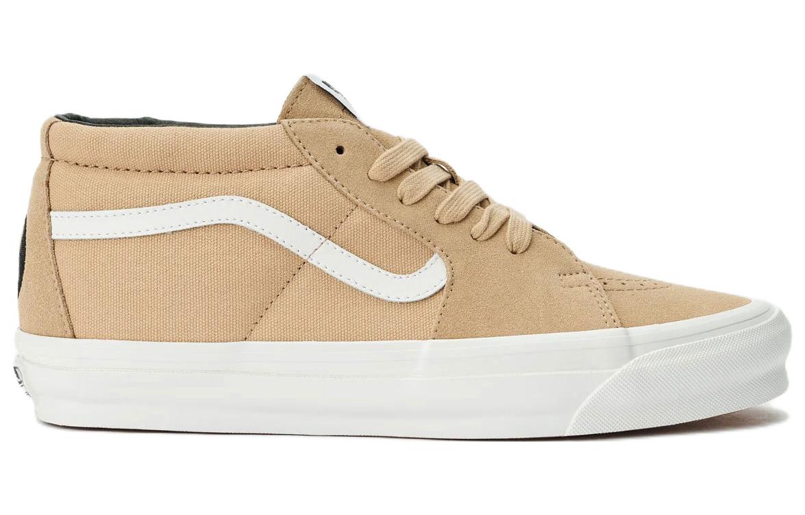 Order Our Legacy Work Shop x Vans SK8 MID Vault OG LX 潮流休閒 防滑耐磨 板鞋 男女同款 米白