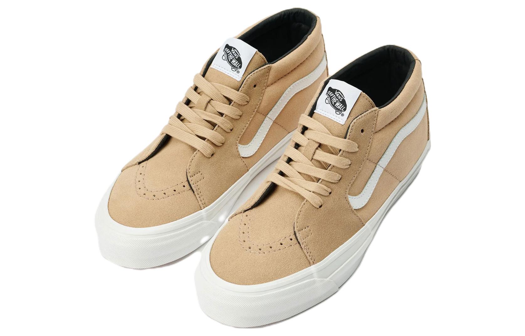 Lookbook Our Legacy Work Shop x Vans SK8 MID Vault OG LX 潮流休閒 防滑耐磨 板鞋 男女同款 米白