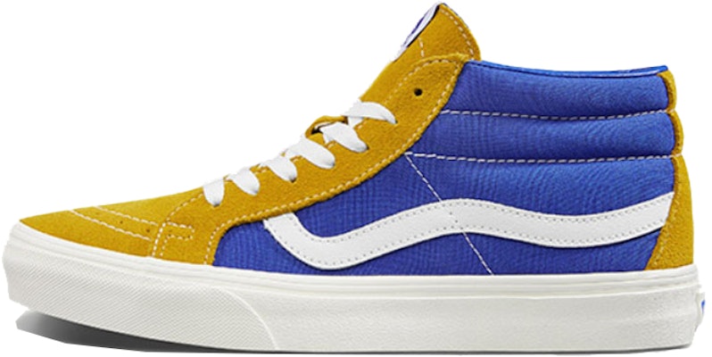 Vans SK8-Mid Kuning Biru Splicing Unisex 'Kuning Biru' VN0A391FTEU Buy Vans SK8-Mid Kuning Biru Splicing Unisex 'Kuning Biru' VN0A391FTEU