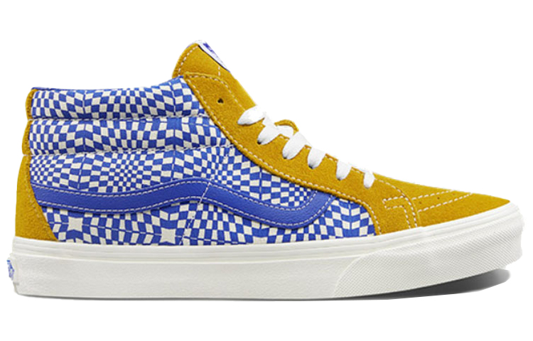 Order Vans SK8-Mid Kuning Biru Unisex 'Yellow Blue' VN0A391FTEU