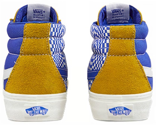 Vans SK8-Mid Kuning Biru Splicing Unisex 'Kuning Biru' VN0A391FTEU Shop Vans SK8-Mid Kuning Biru Splicing Unisex 'Kuning Biru' VN0A391FTEU