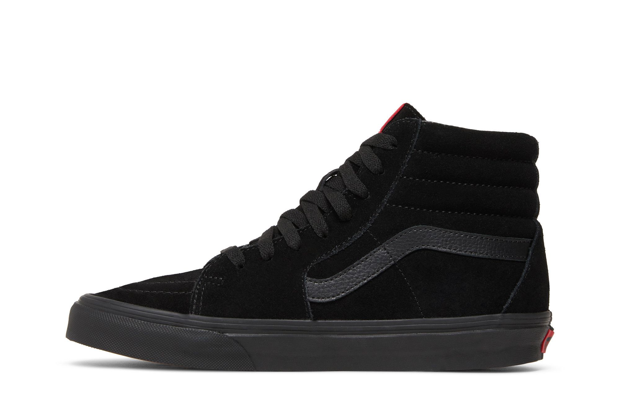 Shop Vans Sk8 ‘Hi '黑色麂皮' 2019款 VN000D5IBKA