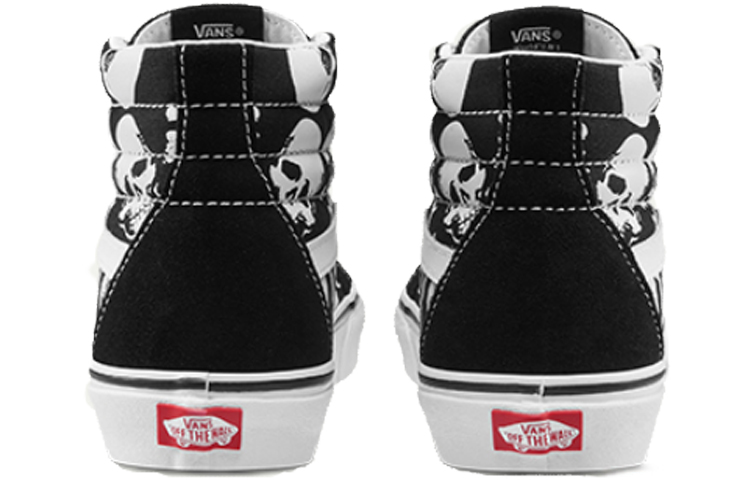 Shop Vans Sk8 Hi Skulls Hitam Putih 2018 VN0A2XSBH0B
