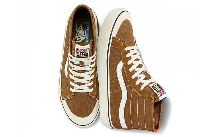 Vans Unisex SK8-HI 138 Decon SF High-Top Sneakers Brown 圖 4