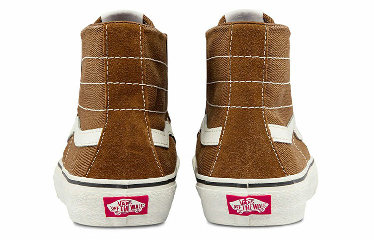 Vans Unisex SK8-HI 138 Decon SF High-Top Sneakers Brown 圖 5