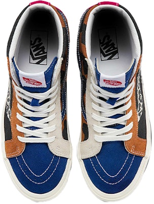 Vans Unisex Anaheim Factory Sk8-Hi 38 Dx High-Top Hitam/Biru/Coklat Sneakers VN0A5KRI96M Lookbook Vans Unisex Anaheim Factory Sk8-Hi 38 Dx High-Top Hitam/Biru/Coklat Sneakers VN0A5KRI96M