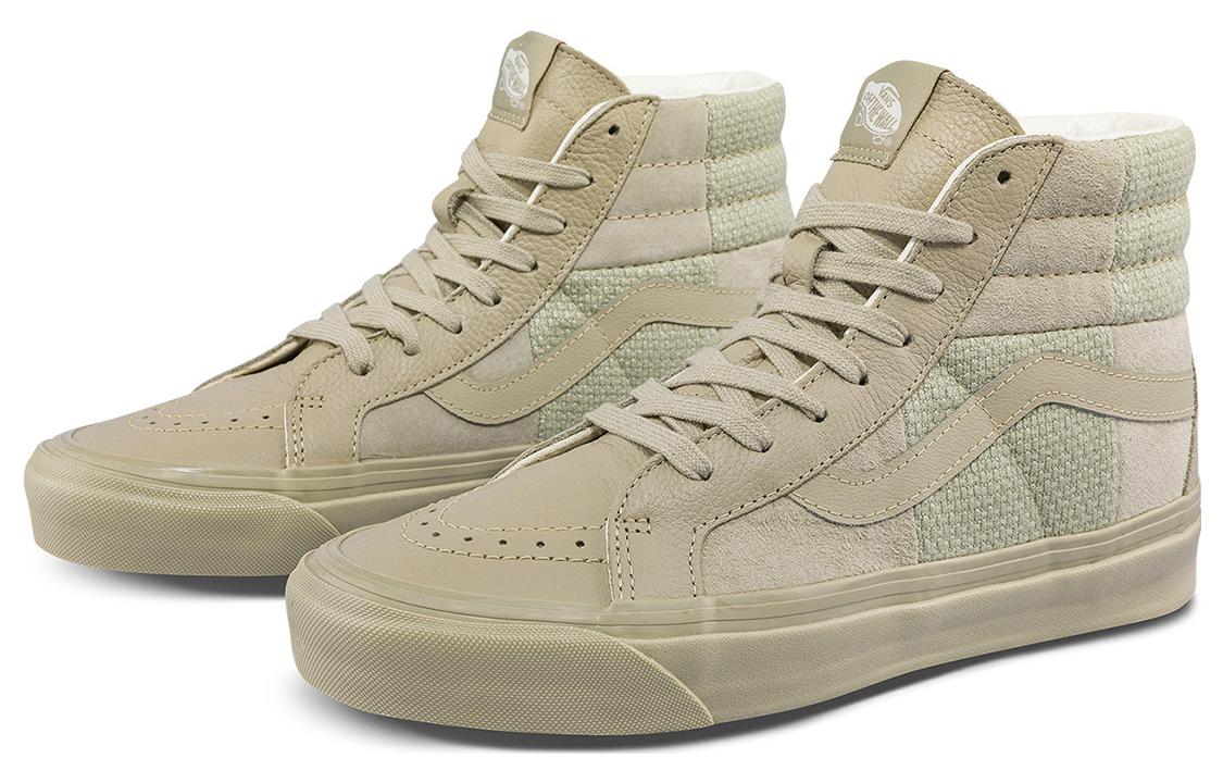 Lookbook 반스 스케이트 하이 38 DX '브라운그린' VN0A54FBYKD