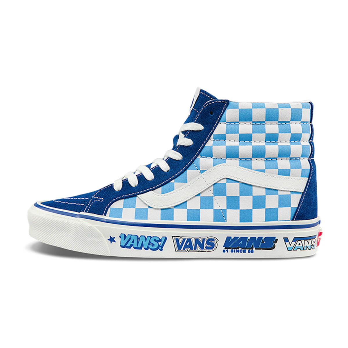 Vans Unisex Sepatu Gaya 38 Biru/Putih VN0A5KRIA5I