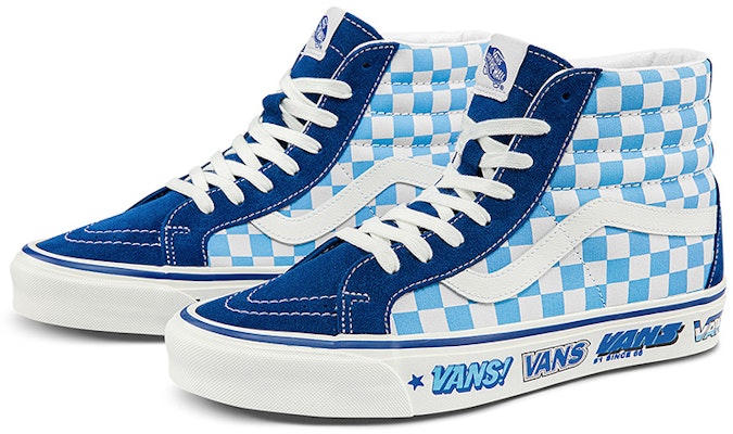 Vans Unisex Style 38 Sneakers Blue/White VN0A5KRIA5I Order Vans Unisex Style 38 Sneakers Blue/White VN0A5KRIA5I