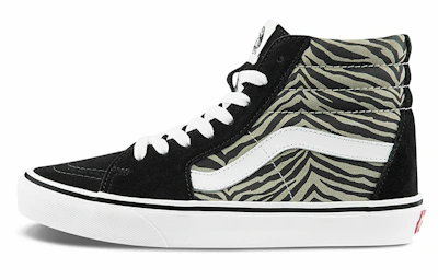 Vans SK8-HI Canvas Sneakers Black/White