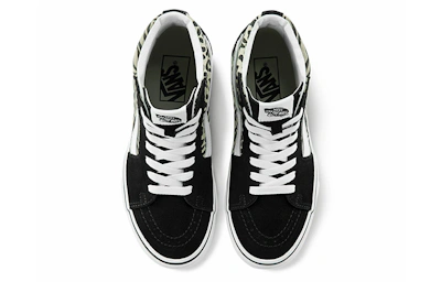 Vans SK8-HI Canvas Sneakers Black/White