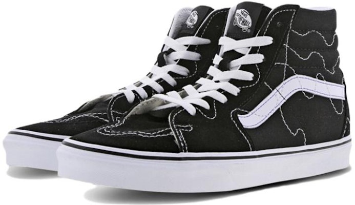 Vans SK8 HI 潮流休閒 耐磨 高幫 板鞋 男女同款 黑色 Order Vans SK8 HI 潮流休閒 耐磨 高幫 板鞋 男女同款 黑色