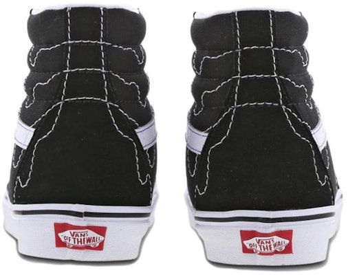Vans SK8 HI 潮流休閒 耐磨 高幫 板鞋 男女同款 黑色 Lookbook Vans SK8 HI 潮流休閒 耐磨 高幫 板鞋 男女同款 黑色