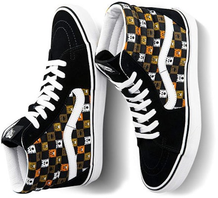 Vans SK8 HI 防滑耐磨輕便 高筒 滑板鞋 男女款 黑棕 Lookbook Vans SK8 HI 防滑耐磨輕便 高筒 滑板鞋 男女款 黑棕