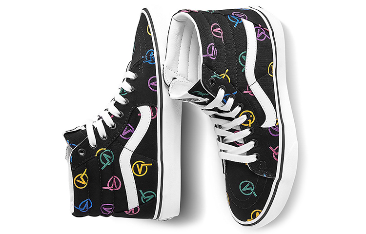 Shop Vans SK8-HI Negro Unisex 'Negro Blanco' VN0A4BV616Y