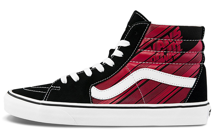 Beli Vans SK8-Hi Retro Casual Skate Shoes Unisex Black Red