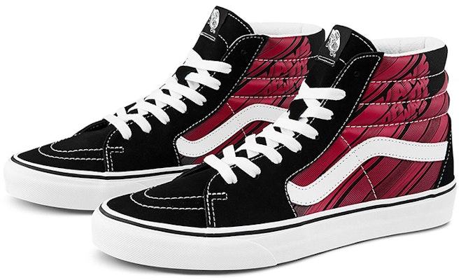 Vans SK8 HI 潮流 高筒 板鞋 男女同款 黑紅色 Order Vans SK8 HI 潮流 高筒 板鞋 男女同款 黑紅色