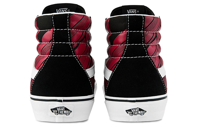 Purchase Vans SK8 HI 潮流 高筒 板鞋 男女同款 黑紅色