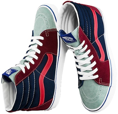(Women) Vans SK8-HI (MIX & MATCH) MULTI 'Red Blue' VN0A4U3C2PJ Shop (Women) Vans SK8-HI (MIX & MATCH) MULTI 'Red Blue' VN0A4U3C2PJ