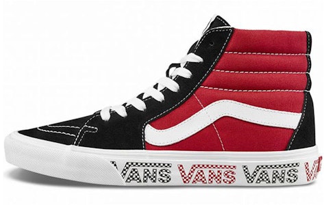 Vans SK8-HI 侧墙标志黑色红色翻毛滑板鞋 '黑色红色' VN0A4BV6SXX Buy Vans SK8-HI 侧墙标志黑色红色翻毛滑板鞋 '黑色红色' VN0A4BV6SXX