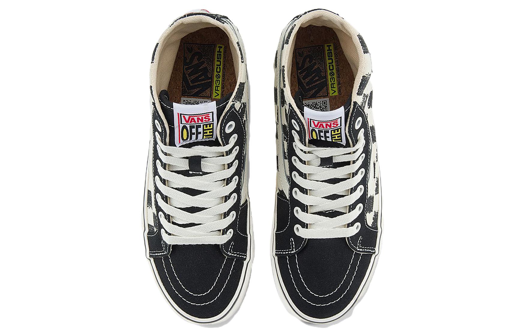 Shop Vans SK8-Hi 38 Decon SF 黒白 (ヴァンズ スケハイ 38 デコンSF) VN0A4BX6KIG