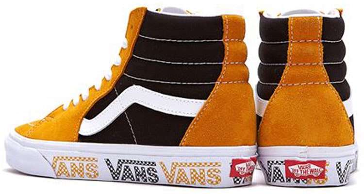 Vans Sk8-hi Hitam Kuning Unisex 'Sunflower Black' VN0A4BV6SXY Shop Vans Sk8-hi Hitam Kuning Unisex 'Sunflower Black' VN0A4BV6SXY