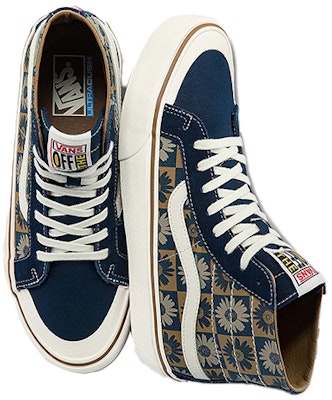 Vans SK8-Hi 高帮板鞋 蓝白 男女通用 VN0A3MV1A5A Shop Vans SK8-Hi 高帮板鞋 蓝白 男女通用 VN0A3MV1A5A