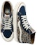 Shop Vans SK8-Hi 高帮板鞋 蓝白 男女通用 VN0A3MV1A5A