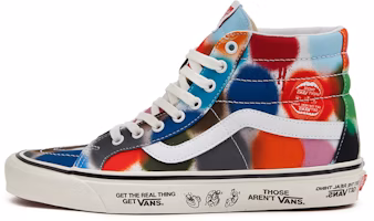 Vans SK8-Hi Wear-resistant Non-Slip Casual Skateboarding Shoes MULTI-COLOR VN0A38GF9XQ Vans SK8-Hi Wear-resistant Non-Slip Casual Skateboarding Shoes MULTI-COLOR VN0A38GF9XQ