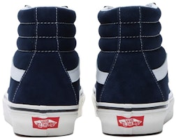 Vans SK8 HI 側邊條紋復古 高筒 溜板鞋 男女同款 藍白 Purchase Vans SK8 HI 側邊條紋復古 高筒 溜板鞋 男女同款 藍白