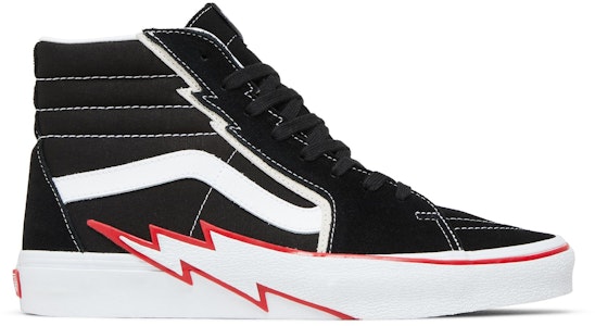 Vans SK8 HI Bolt 休閒 高筒 滑板鞋 男女款 黑紅 Buy Vans SK8 HI Bolt 休閒 高筒 滑板鞋 男女款 黑紅