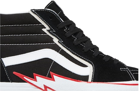 Vans SK8 HI Bolt 休閒 高筒 滑板鞋 男女款 黑紅 Order Vans SK8 HI Bolt 休閒 高筒 滑板鞋 男女款 黑紅