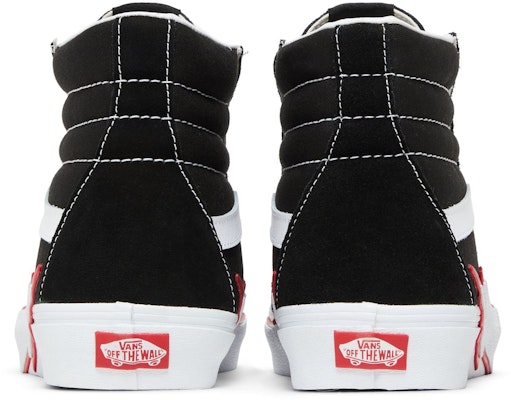 Vans SK8 HI Bolt 休閒 高筒 滑板鞋 男女款 黑紅 Details for Vans SK8 HI Bolt 休閒 高筒 滑板鞋 男女款 黑紅