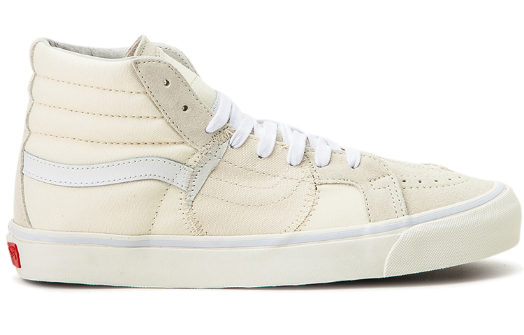 Order Vans SK8 HI BRICOLAGE 帆布 高筒 滑板鞋 男女同款 米白