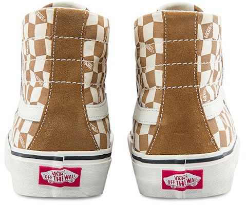 Vans SK8-Hi Kasut Skate Tinggi Unisex Coklat Putih Corak Grid VN0A4BX7TBN Purchase Vans SK8-Hi Kasut Skate Tinggi Unisex Coklat Putih Corak Grid VN0A4BX7TBN