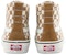 Vans SK8-Hi Kasut Skate Tinggi Unisex Coklat Putih Corak Grid VN0A4BX7TBN