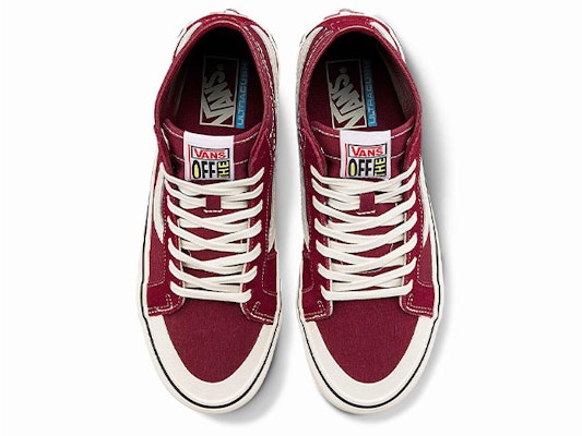 Vans Unisex SK8-HI Zapatillas Vino Tinto 'Rojo Vino Blanco' VN0A3MV1A5C Lookbook Vans Unisex SK8-HI Zapatillas Vino Tinto 'Rojo Vino Blanco' VN0A3MV1A5C