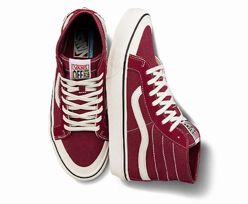 Vans Unisex SK8-HI Zapatillas Vino Tinto 'Rojo Vino Blanco' VN0A3MV1A5C Shop Vans Unisex SK8-HI Zapatillas Vino Tinto 'Rojo Vino Blanco' VN0A3MV1A5C